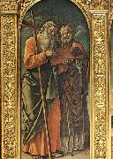 Bartolomeo Vivarini Sts Andrew and Nicholas of Bari oil painting reproduction